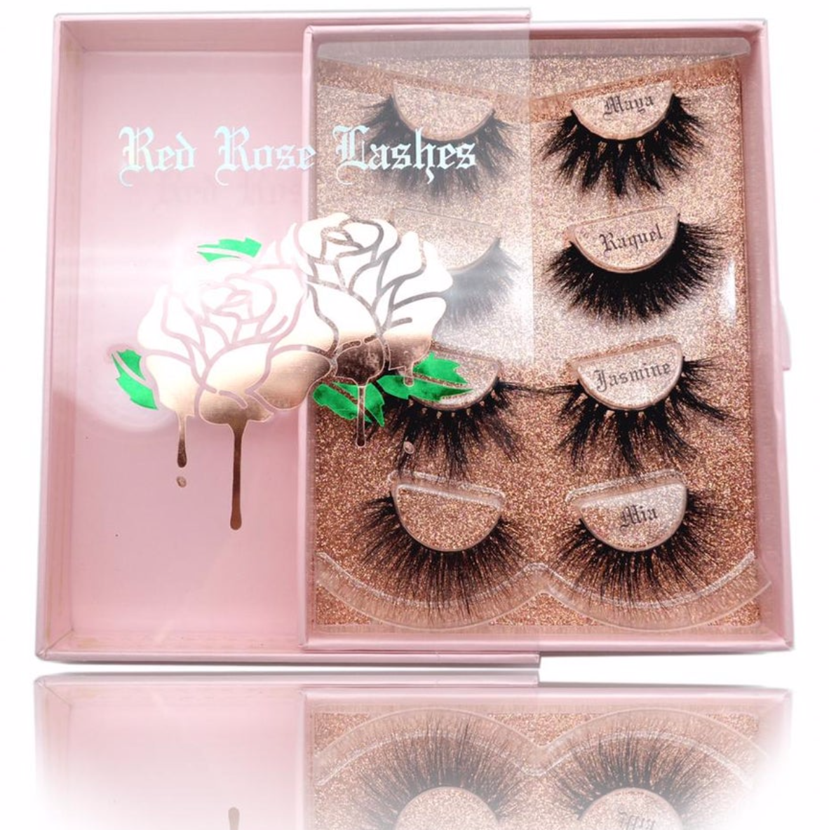 Rosa De Oro Lash Book Red Rose Lashes & Cosmetics LLC