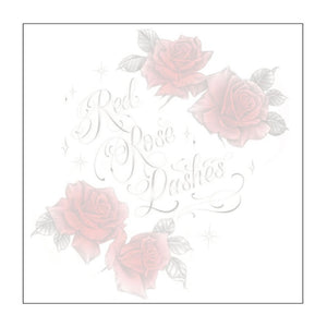 Red Rose Lashes Logo Sticky Notes